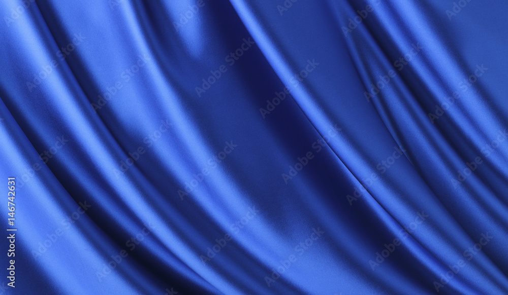 Blue satin Blue satin