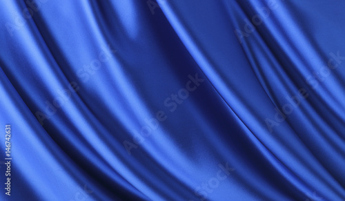 Blue satin