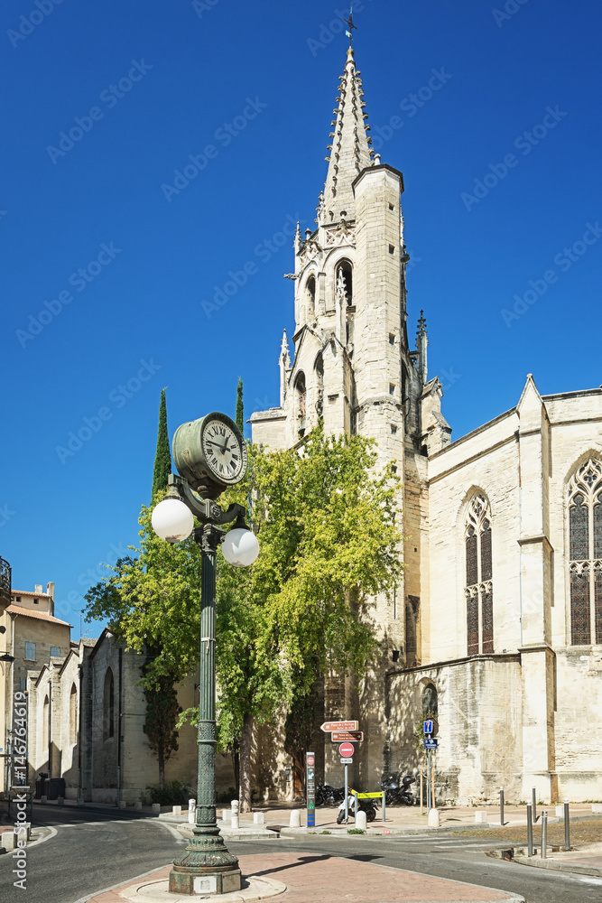 Basilique Saint Pierre in the old town of Avignon