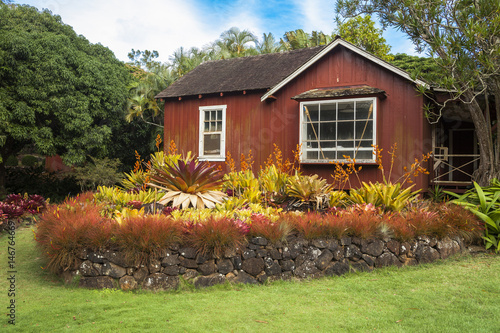 United States, Hawaii, Kauai island, Hawaiian house