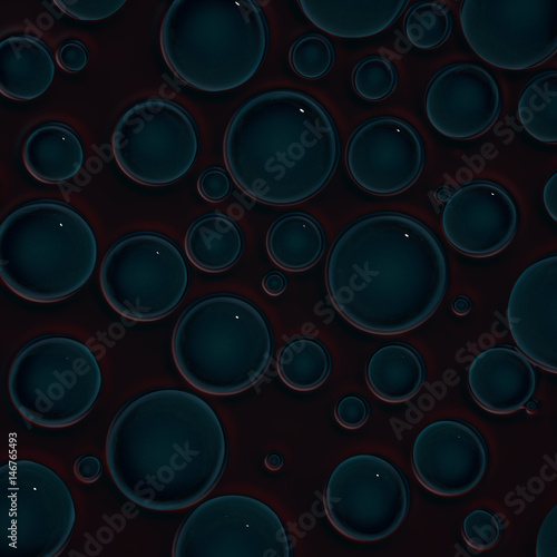 Abstract background of small rings . 3D