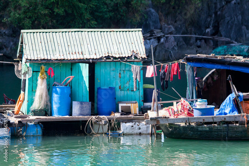 Floating fishing village