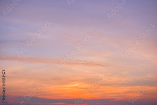 Beautiful Sunset Sky © yotrakbutda