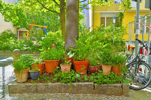 Buntes Blumenbeet / Urban Gardening © philipk76