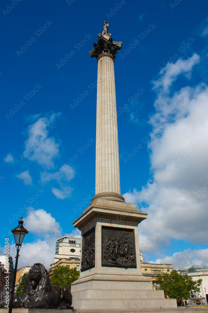 Nelson's column in London