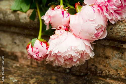 Picture of beautiful bouquet of peonies