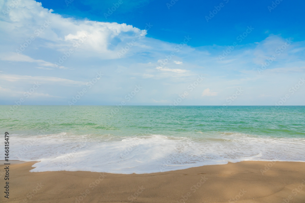 Fototapeta premium Beach and tropical sea .