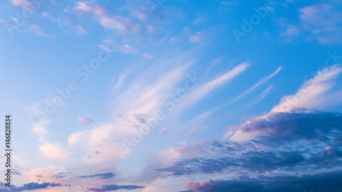 Sky with clouds background © maribom