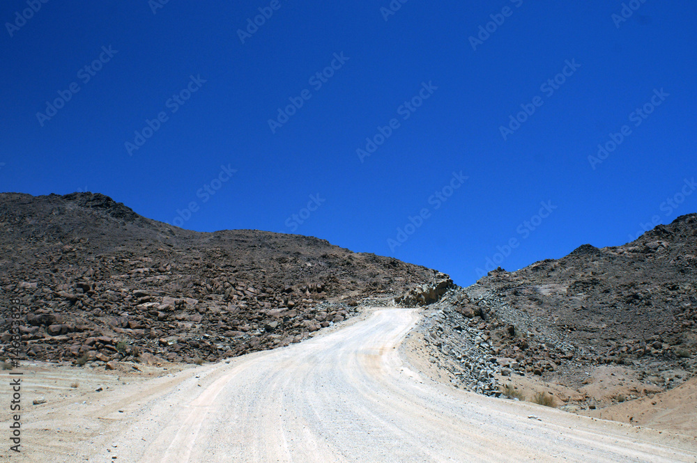 Road in Southern Namibia Road in Southern Namibia