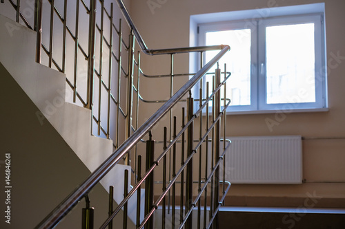Stairway in the new residential building
