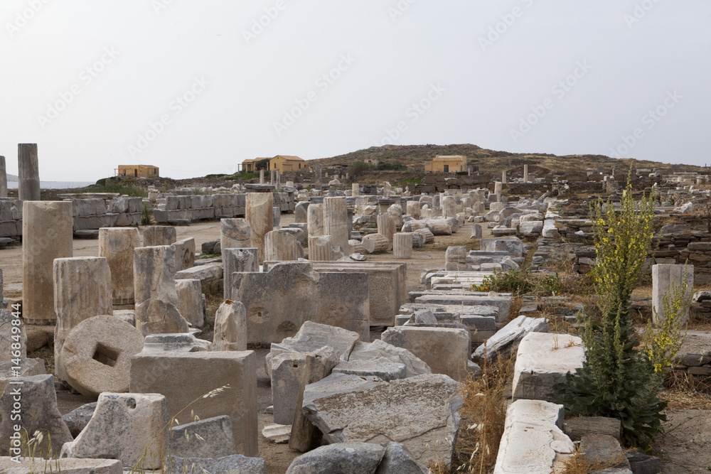 Delos, Cyclades, Greece Delos, Cyclades, Greece
