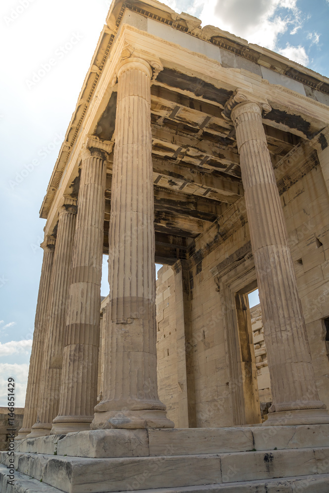 Fototapeta premium Acropolis Parthenon Columns in Athens, Greece.