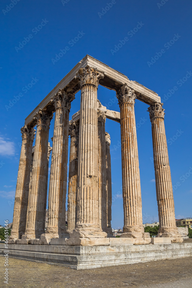 Temple of Olympian Zeus (Olympieion), Athens.