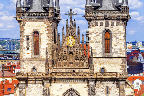 Tyn Church in Prague, Czech Republic