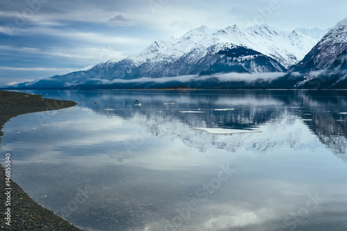Chilkat River and Mountains, Haines Alaska