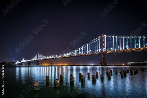 Obraz na płótnie Bay Bridge w salonie