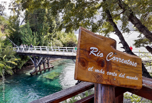Foto Río Correntoso, villa la Angostura, argentina