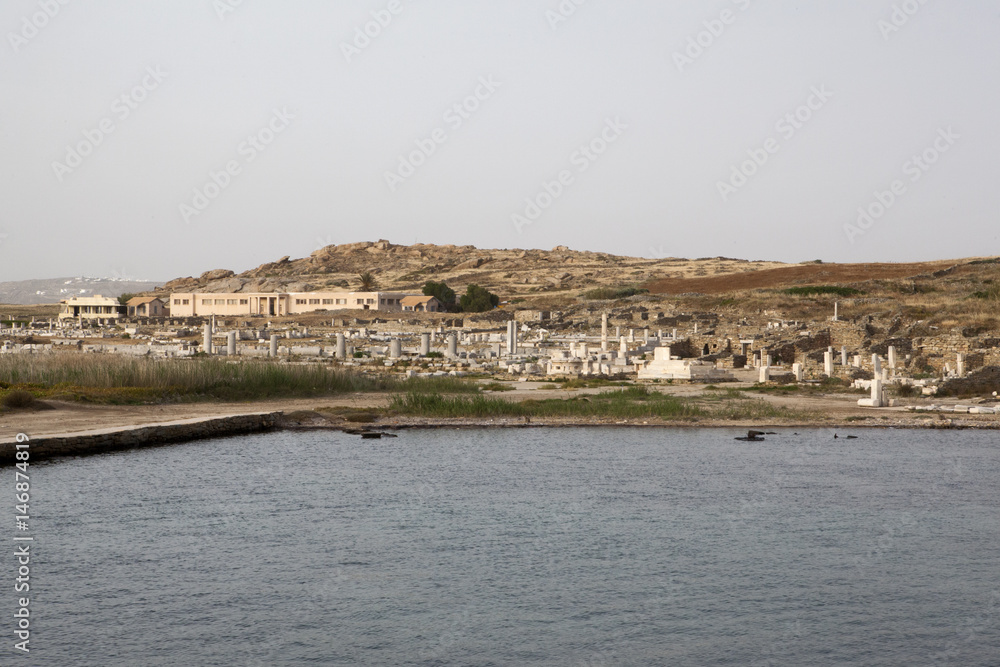 Fototapeta premium Delos, Cyclades, Greece