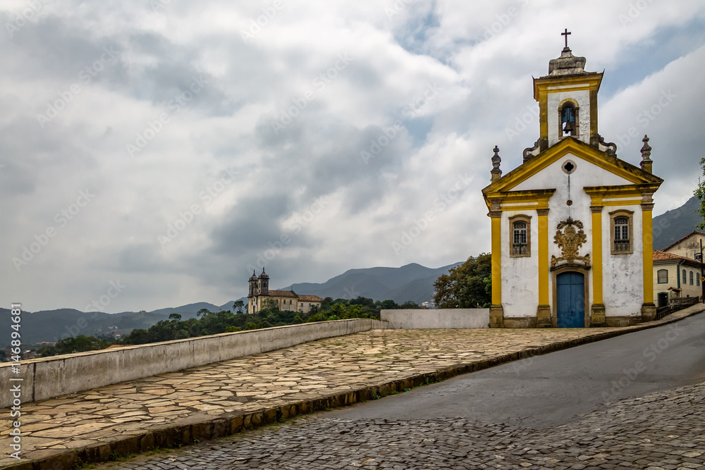 Merces de Cima Church (Nossa Senhora das Merces e Misericordia) - Ouro Preto, Minas Gerais, Brazil