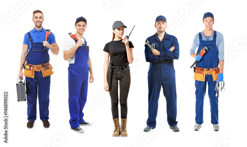 Workers of different profes...