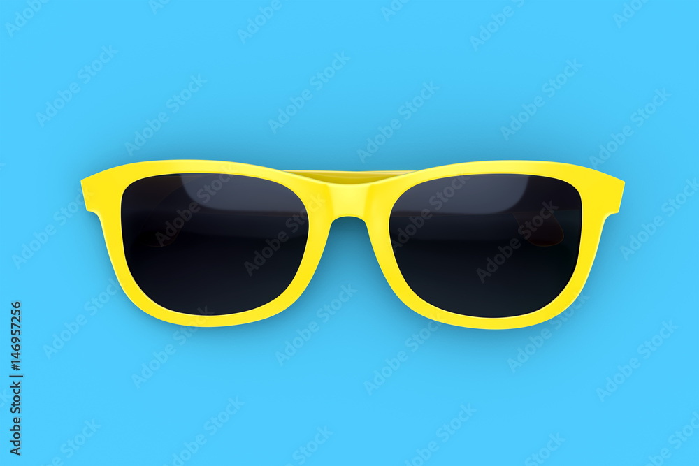 Sun glasses on color background Sun glasses on color background