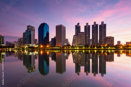 View of Bangkok modern office buildings, condominium in Bangkok city downtown with sunset sky ,Bangkok is the most populated city in Southeast Asia. Bangkok , Thailand © Getty Gallery