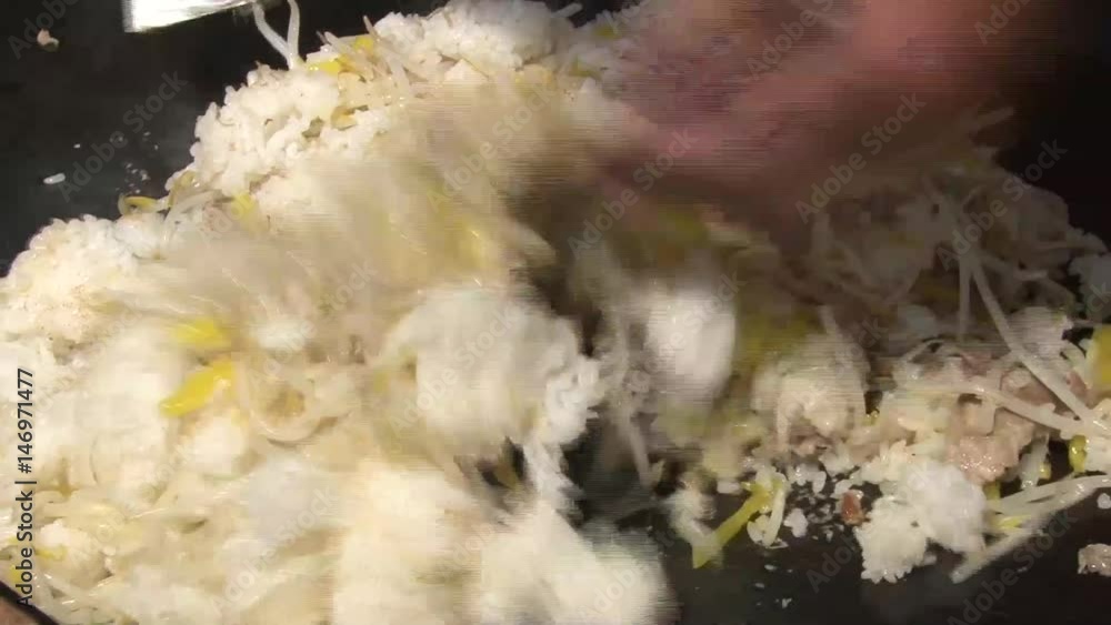チャーハン作り チャーハン作り