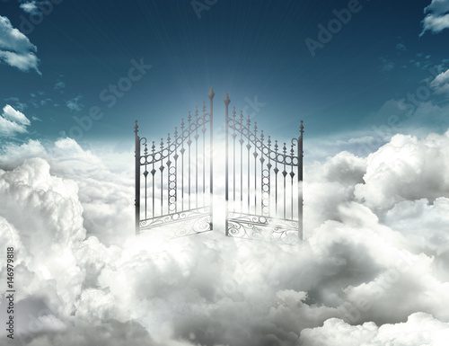 Print op canvas Heaven gate