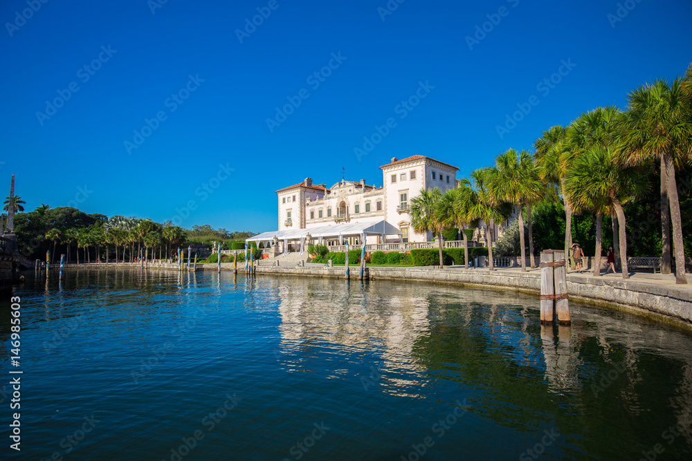 Obraz premium USA. FLORIDA. MIAMI. MAY, 2017: VILLA VIZCAYA.