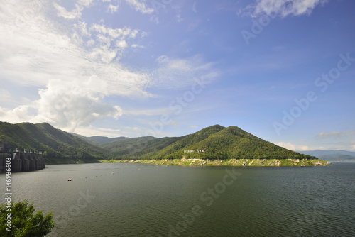 Bhumibhol dam of thailand photo
