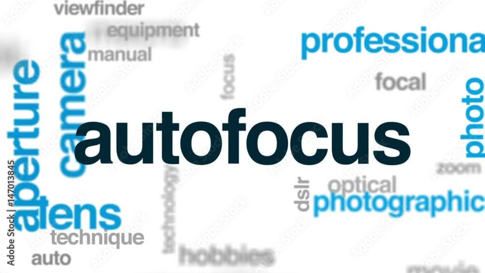 Autofocus animated word cloud, text design animation. Autofocus animated word cloud, text design animation.