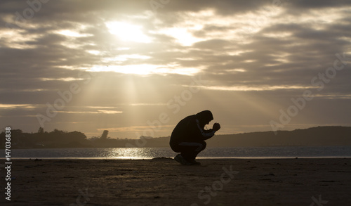 Fotografie, Tablou early morning prayer