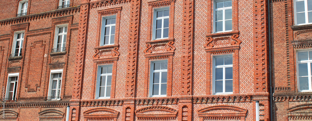 Façade / Familistère de Guise (France) Façade / Familistère de Guise (France)
