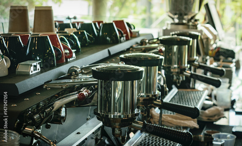 coffee machine maker in coffee shop