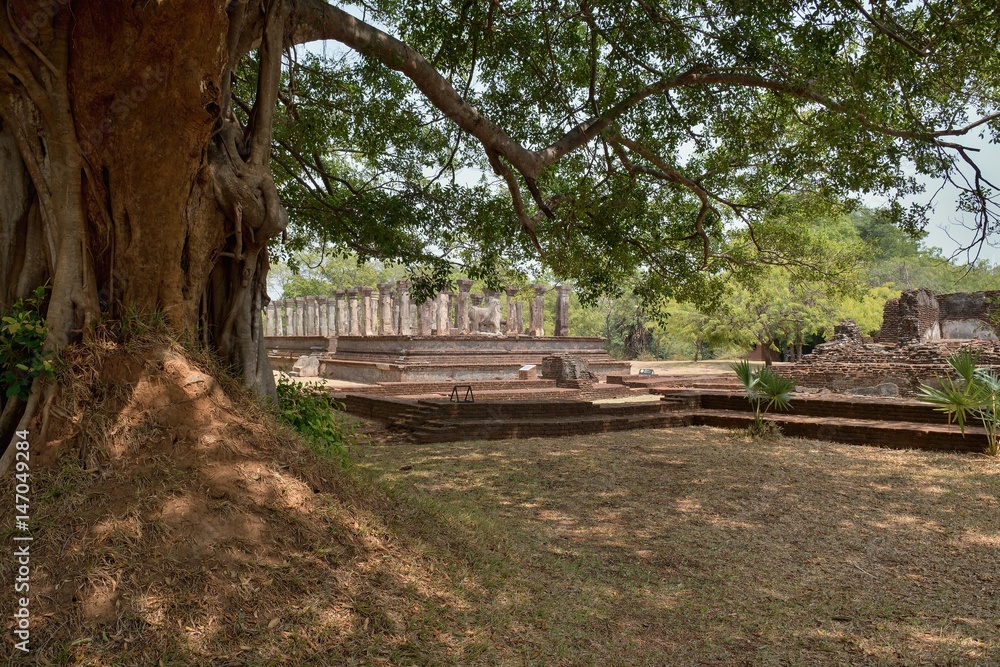 Palace Complex of King Nissanka Malla in Polonnaruwa.