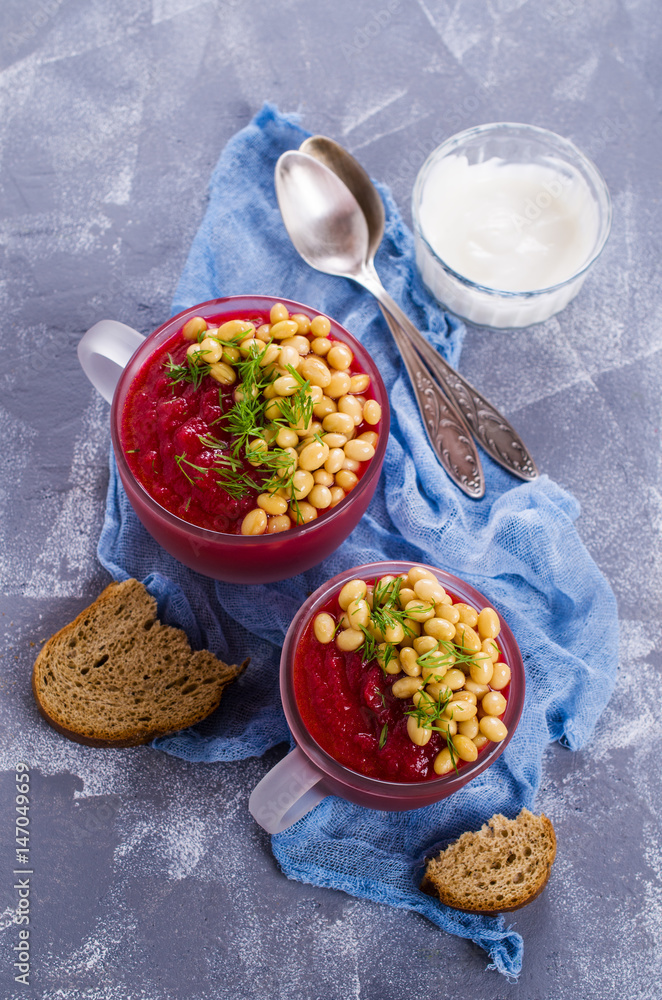 Velvet beet soup Velvet beet soup