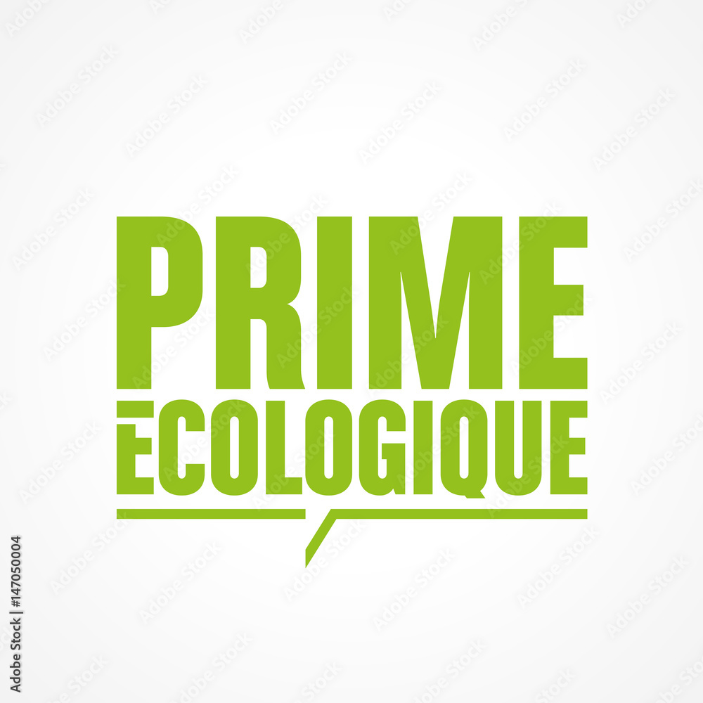 prime écologique prime écologique