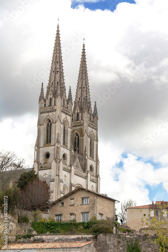 Niort. L'église saint André. Deux Sèvres, Poitou Charentes 