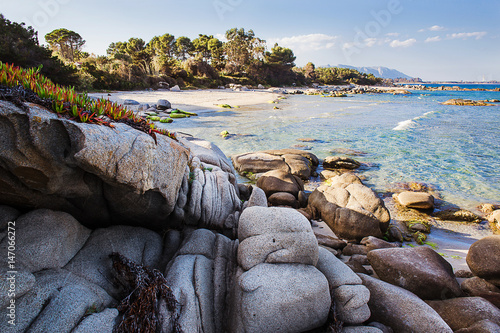 Orri beach at sunset photo