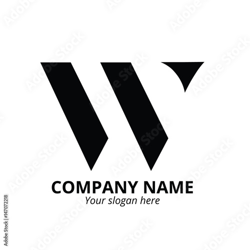 Monogram letter W logo