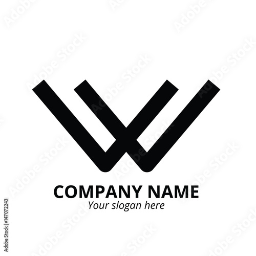 W logo letter