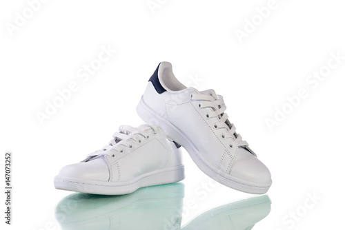 Shoes isolated on the white background with clipping path
