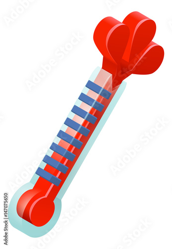 Hot Thermometer Bursting Icon