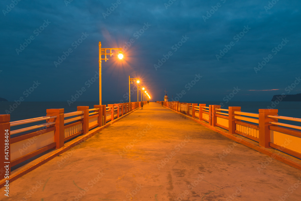 Prachuap Khiri Khan, Bridge In The Morning