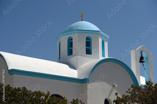 kyrka, landsbygden, , karpathos, grekland photo