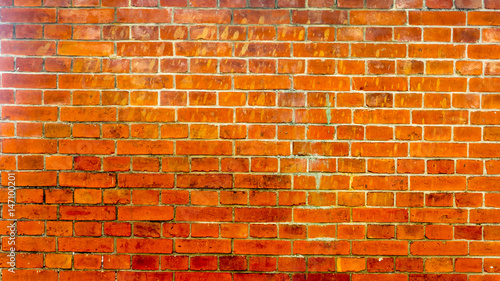Old style brick made wall for texture or background