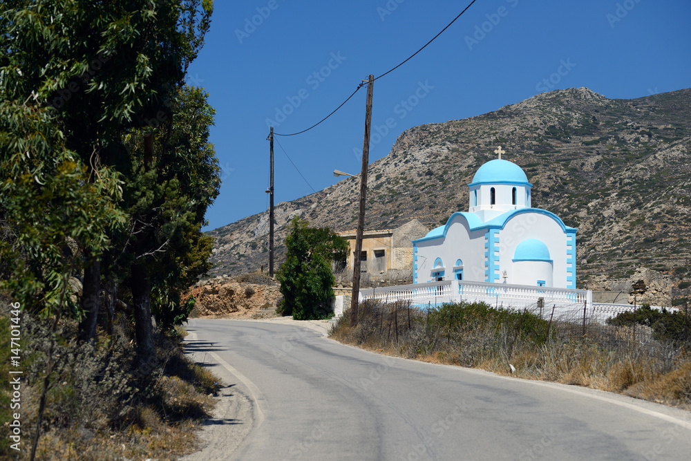 karpathos, grekland, kyrka,