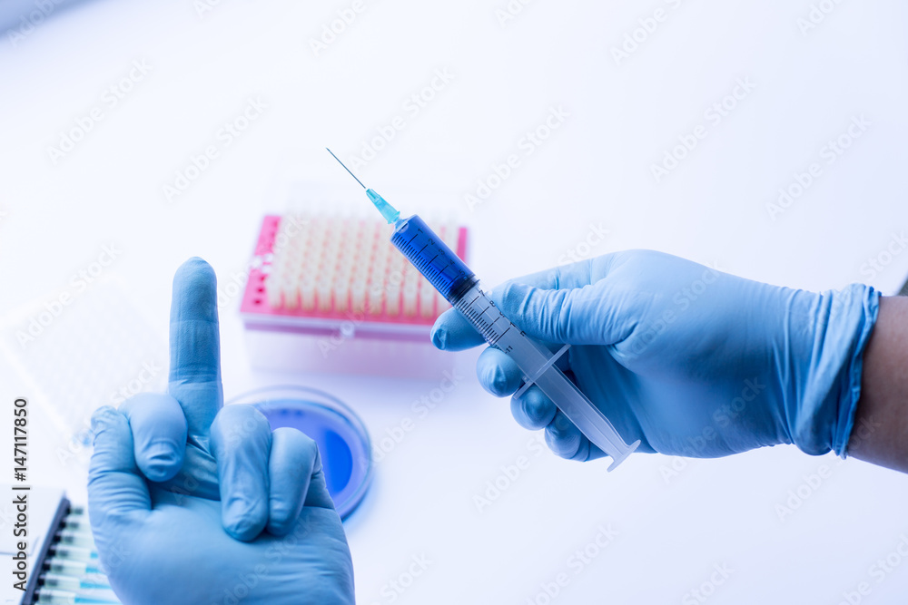 Expressing feelings by hand when experimental research analysis in laboratory. Expressing feelings by hand when experimental research analysis in laboratory.