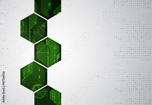 Abstract digital communication technology background.