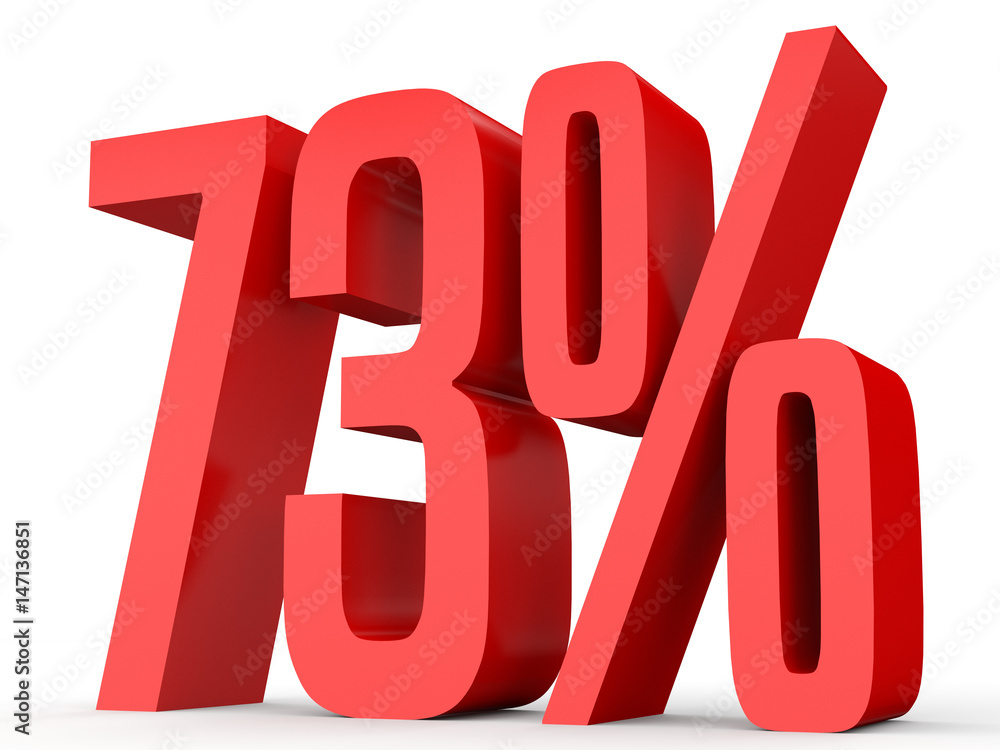 Seventy three percent off. Discount 73 %. Seventy three percent off. Discount 73 %.